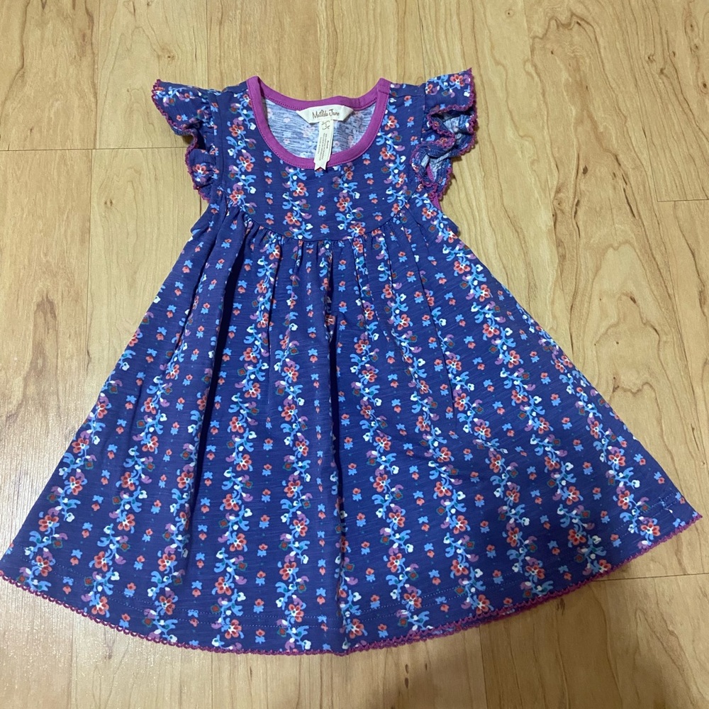 Matilda Jane Purple Pearl Floral Dress